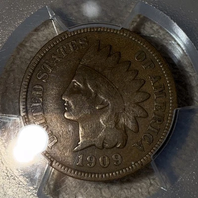 1909-S Indian Head 1c PCGS F15 Early US Coin KEY DATE! Please Look At The Coin!! - Image 1 of 4