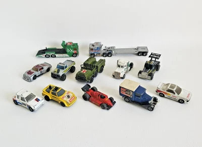 Matchbox Vintage 80 Buono Stato Lotto Di 12 Veicoli Prodotto IN England & Macao - Immagine 1 di 4