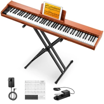 Donner DEP-1S Pianoforte digitale 88 tasti con pedale, supporto e alimentatore - Image 1 of 4