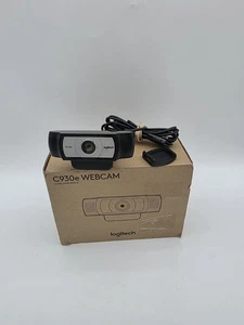 Logitech C930e 1080P HD Video Webcam 90-Degree Extended View Black In Box - Picture 1 of 6