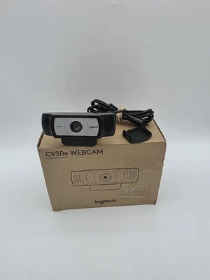 Logitech C930e 1080P HD Video Webcam 90-Degree Extended View Black In Box - Image 1 of 4