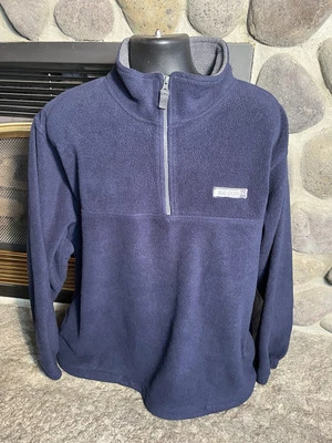 Polar Dogs by Big Dogs 1/2 Zip Navy Blue Fleece Jacket 1XL Pullover EUC 🔥 - Image 1 of 4