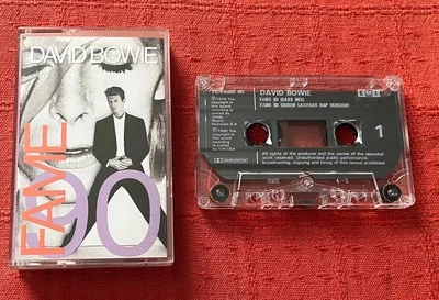 DAVID BOWIE - CASSETTE TAPE SINGLE - FAME 90 - Image 1 of 4