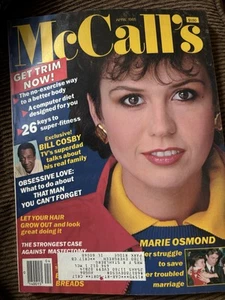 Vintage McCall's April 1985 Marie Osmond And Bill Cosby - Imagen 1 de 1