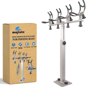 Soporte de caña de pescar recubierto de PVC de aluminio barco pesca marina soporte de caña giratoria - Imagen 1 de 7