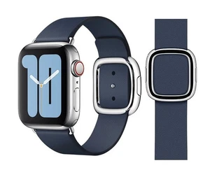 Original Apple Modern Buckle Armband Größe M 38/40/41mm Deep Sea Blue Sehr Gut - Bild 1 von 1