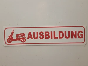 Magnetschild, Fahrschule Roller Ausbildung-Ausbildung 1 - Bild 1 von 1