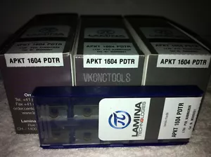 10Pcs LAMINA APKT 1604 PDTR LT30 Insertos de carburo Swizerland - Imagen 1 de 3