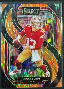 BROCK PURDY 2024 Panini Select Premier Orange Shock /399 49ers - Picture 1 of 2