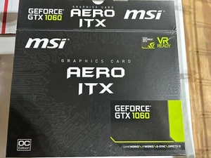 MSI GeForce GTX 1060 AERO ITX OC 6G GDDR5 High Profile Graphics Card Used - Picture 1 of 5