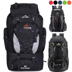 40L 60L 80L Men Hiking Camping Backpack Waterproof Trekking Travel Rucksack Bags - Picture 1 of 62