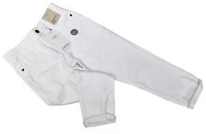 MARKS & SPENCER Niños Niñas Blanco Denim Mamá Calce Jeans Cintura Ajustable 6-7 Años - Imagen 1 de 13