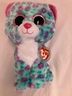Ty Beanie Boos - SYDNEY THE LEOPARD CAT JUSTICE EXCLUSIVE 9" MOYEN NEUF MWMT