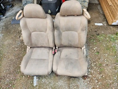 Juego de asientos delanteros Mitsubishi Eclipse 2001 marrón tostado bases manuales incluidas Foto 1 de 4