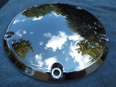 Harley Davidson Dyna Softail Touring Trike 2006 2015 clásico cromo Derby cubierta Foto 1 de 4