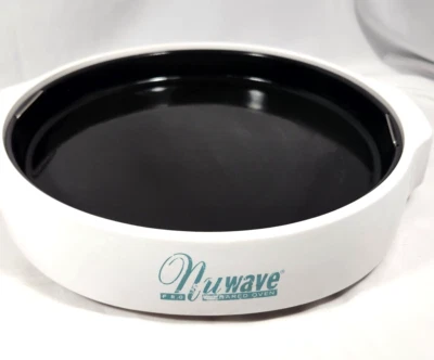 NuWave Pro Infrarot Backofen EINLAGEPFANNE und SOCKEL weiß für Modell 20301-20304 - Bild 1 von 4