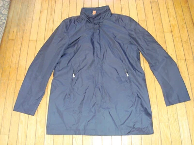 CHAQUETA DE LLUVIA CORNELIANI ID 100% POLIÉSTER ITALIANA TALLA 56 ¡APENAS USADA! Foto 1 de 4