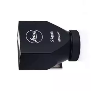 Mirino Leica esterno 24mm vernice nera linea brillante nuovo mai usato M P MP 12026 - Foto 1 di 2