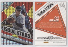 2022 Mosaic 1990's Stars Choice Fusion Red & Yellow Prizm Cal Ripken Jr #295 HOF