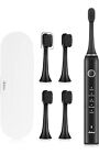 Aolbea Electric Toothbrushes Black, Soft Soni Toothbrush with Travel Case, 5...