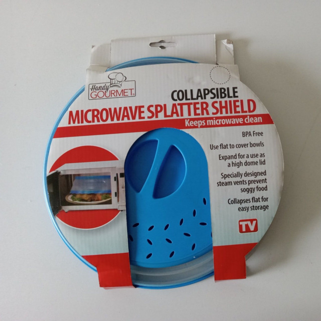 Eco Collapsible Splatter Shield (Beige) - Handy Gourmet