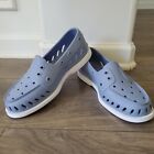 Sperry Top Sider Floats Boat Shoes Womens 7 Mens 5 Light Blue Green Spots Rubber