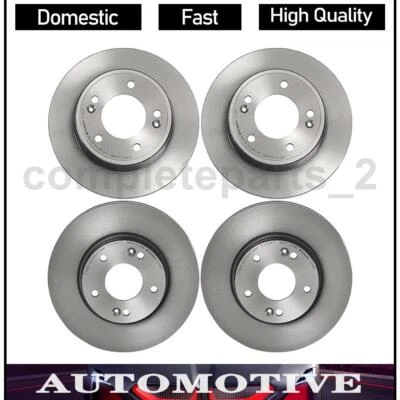 4 rotores de freno delanteros traseros para Hyundai Elantra 1,8 L 2,0 L Foto 1 de 4