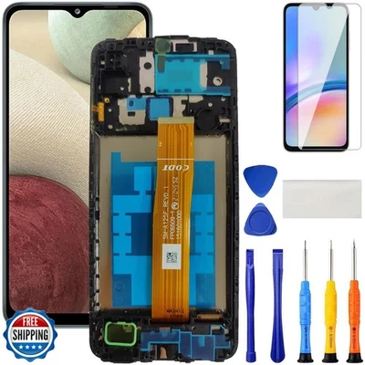 para Samsung Galaxy A12 Repuesto Pantalla con Marco para Samsung a12 a125u Sc Foto 1 de 4