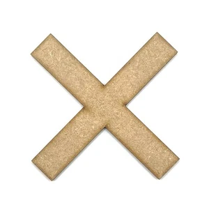Wooden Cross MDF Craft Shapes For Blanks, Gift Tags & Scrapbooks - Picture 1 of 3