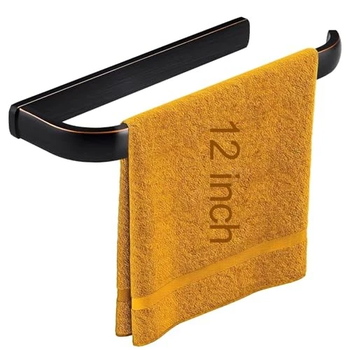 Besy Brass Hand Towel Bar for Bathroom Oil Rubbed Bronze Rustproof Wall Mounted