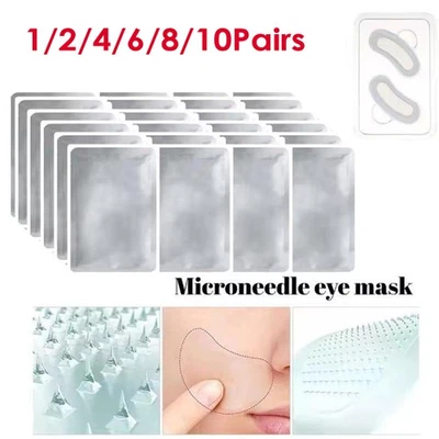 Hyaluronic Acid Micro-needle Eye Patch Anti-aging Wrinkle Fine Line Removal Mask - Изображение 1 из 4