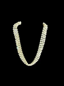 Czechoslovakia Neckless Rhinestones Crystals Retro - Picture 1 of 11