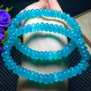 Pulsera Cristal Natural Amazonita De Mozambique Piedras Preciosas 10-9mm AAA - Imagen 1 de 3