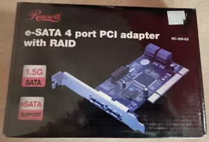 Rosewill e-SATA 4 port PCI adapter with RAID - Picture 1 of 3