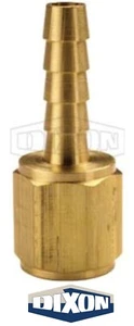 1/4" Hose ID x 1/8" FEMALE NPTF Brass Barb Fitting 1040402C Dixon Valve NEW! - Picture 1 of 4