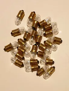 Lot Of 25 Bulbs Screw 6,3 V 0,10A - 0,6 Watt - Picture 1 of 1