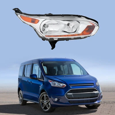 For 2014-2018 Ford Transit Connect Halogen Headlight Headlamp &Bulb Passenger RH Foto 1 de 4
