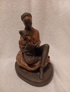 Austin Sculpture Together 1994 Signed ECILA Alice Heath Riordan Black Americana - Picture 1 of 9