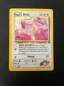 Pokemon TCG Koga’s Ditto Gym Challenge Holo 10/132 - LP+ - Picture 1 of 4