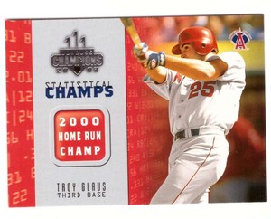 2003 Donruss Champions Statistical Champs - ANAHEIM ANGELS Team set