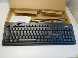 Tastiera DK.PS21P.02E Acer Keyboard Ps2 Black Italiana - Imagen 1 de 6