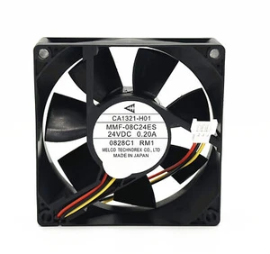 Mitsubishi CA1321-H01 MMF-08C24ES-RM1 8CM 8025 24V 0.20A cooling fan - Picture 1 of 9