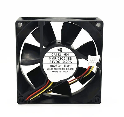 Mitsubishi CA1321-H01 MMF-08C24ES-RM1 8CM 8025 24V 0.20A cooling fan - Image 1 of 4
