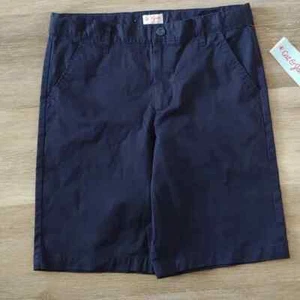 NWT Cat & Jack Boys School Uniform Blue Shorts Size 16 - Picture 1 of 5