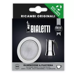 Bialetti Seal Replacement Silicon Ring Filter Plate Stainless Steel Venus Gasket - Picture 1 of 12