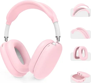 Silicone Case Cover for AirPods Max Headphones (USB-C/Lightning)(2024/2020) [4 i - Picture 1 of 7