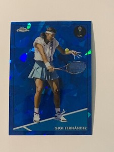 GIGI FERNANDEZ #24 - 2021 TOPPS CHROME SAPPHIRE TENNIS
