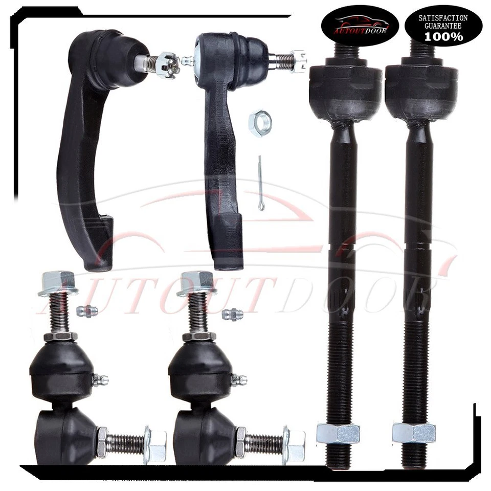 Barra estabilizadora de extremo de barra de amarre interior de dirección delantera apta para Dodge Stratus 1995-2006 Foto 1 de 4