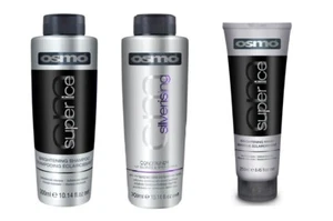 Osmo Super Ice Brightening Shampoo 300ml & Silverising Conditioner 300ml & Mask - Picture 1 of 4