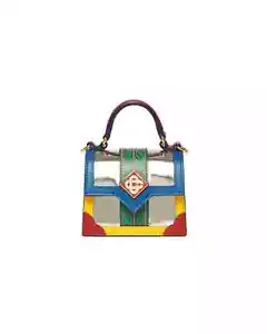CASABLANCA - Chrome Laurel Micro Jeanne Bag - BNIB - Picture 1 of 16